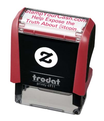 Stamp 2: StampYourCash.com | Help Expose the Truth About ₿itcoin